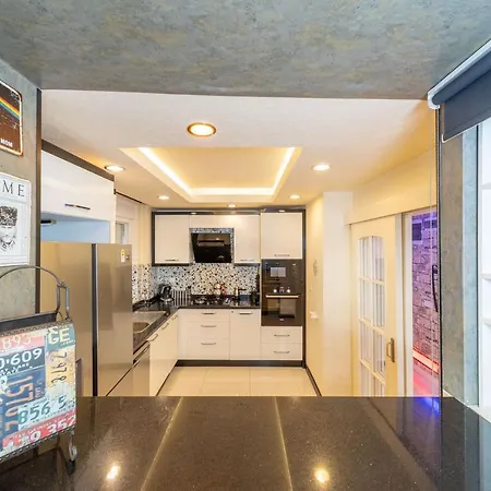 Stylish Duplex With Garden And Gazebo In Muratpasa Antalya